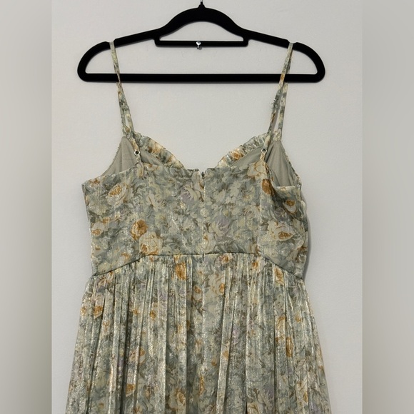 Molly Green Medium Augusta Floral Maxi Dress Adjustable Straps NWT - Picture 2 of 7